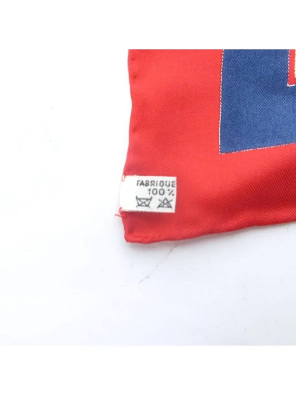 Hermes Scarf Carre Crown Silk Red HW WY